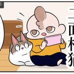 恐怖の二面相猫